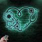 Flower Led Metal Sign – Wix Decor