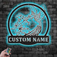 Flower Led Metal Sign – Wix Decor