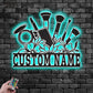 Flower Led Metal Sign – Wix Decor