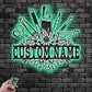 Flower Led Metal Sign – Wix Decor
