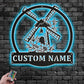 Flower Led Metal Sign – Wix Decor