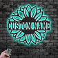 Flower Led Metal Sign – Wix Decor