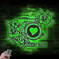 Flower Led Metal Sign – Wix Decor
