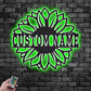 Flower Led Metal Sign – Wix Decor