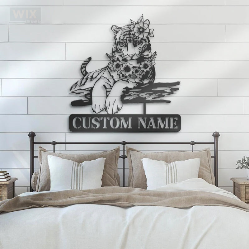 Flower Led Metal Sign – Wix Decor