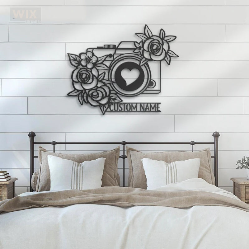 Flower Led Metal Sign – Wix Decor