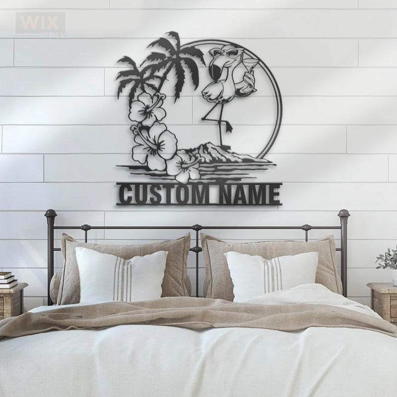 Flower Led Metal Sign – Wix Decor