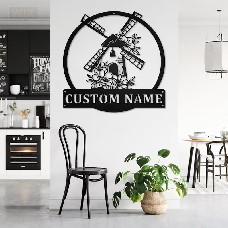 Flower Led Metal Sign – Wix Decor