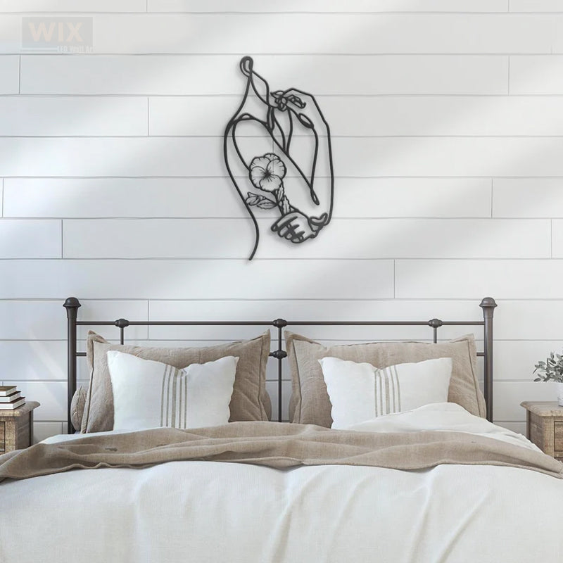 Flower Led Metal Sign – Wix Decor