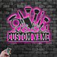 Flower Led Metal Sign – Wix Decor