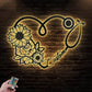 Flower Led Metal Sign – Wix Decor