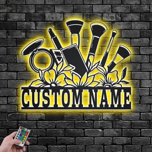Flower Led Metal Sign – Wix Decor