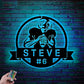 Football Led Metal Sign - Wix Decor