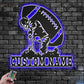 Football Led Metal Sign - Wix Decor