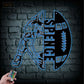 Football Led Metal Sign - Wix Decor