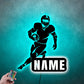 Football Led Metal Sign - Wix Decor
