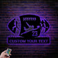 Football Led Metal Sign - Wix Decor