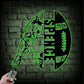 Football Led Metal Sign - Wix Decor