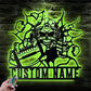 Football Led Metal Sign - Wix Decor