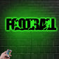 Football Led Metal Sign - Wix Decor