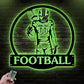 Football Led Metal Sign - Wix Decor