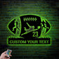 Football Led Metal Sign - Wix Decor