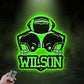 Football Led Metal Sign - Wix Decor