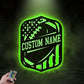 Football Led Metal Sign - Wix Decor