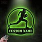 Football Led Metal Sign - Wix Decor