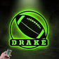 Football Led Metal Sign - Wix Decor