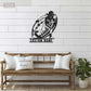 Football Led Metal Sign - Wix Decor