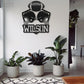 Football Led Metal Sign - Wix Decor