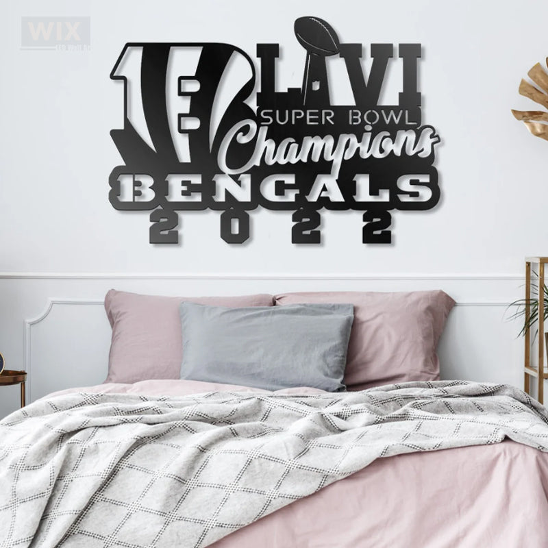 Football Led Metal Sign - Wix Decor