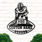 Football Led Metal Sign - Wix Decor