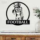 Football Led Metal Sign - Wix Decor