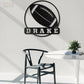 Football Led Metal Sign - Wix Decor