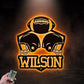 Football Led Metal Sign - Wix Decor