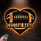 Football Led Metal Sign - Wix Decor