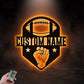 Football Led Metal Sign - Wix Decor