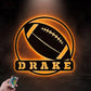 Football Led Metal Sign - Wix Decor