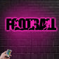 Football Led Metal Sign - Wix Decor