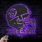 Football Led Metal Sign - Wix Decor