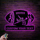 Football Led Metal Sign - Wix Decor