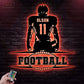 Football Led Metal Sign - Wix Decor