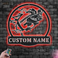 Football Led Metal Sign - Wix Decor