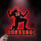 Football Led Metal Sign - Wix Decor