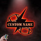 Football Led Metal Sign - Wix Decor