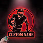 Football Led Metal Sign - Wix Decor
