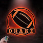 Football Led Metal Sign - Wix Decor