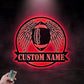 Football Led Metal Sign - Wix Decor